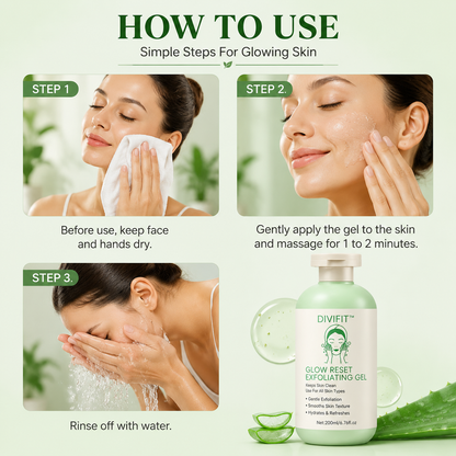 🍃Last Day 49% OFF✨DIVIFIT™ Glow Reset Exfoliating Gel