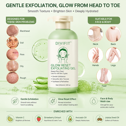 🍃Last Day 49% OFF✨DIVIFIT™ Glow Reset Exfoliating Gel