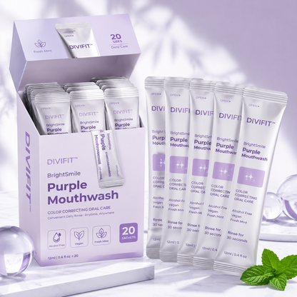 DIVIFIT™ BrightSmile Purple Mouthwash