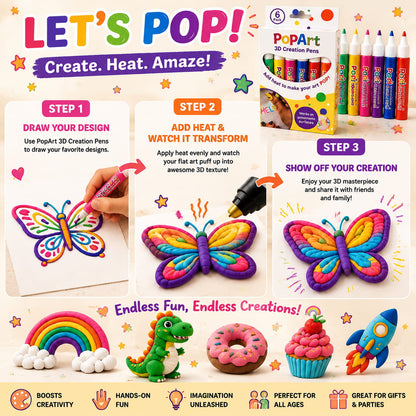 🎁🔮TopSups™ PopArt 3D Creation Pens
