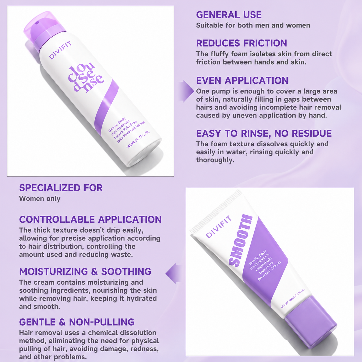 Divifit™ SmoothSkin Hair Removal Kit