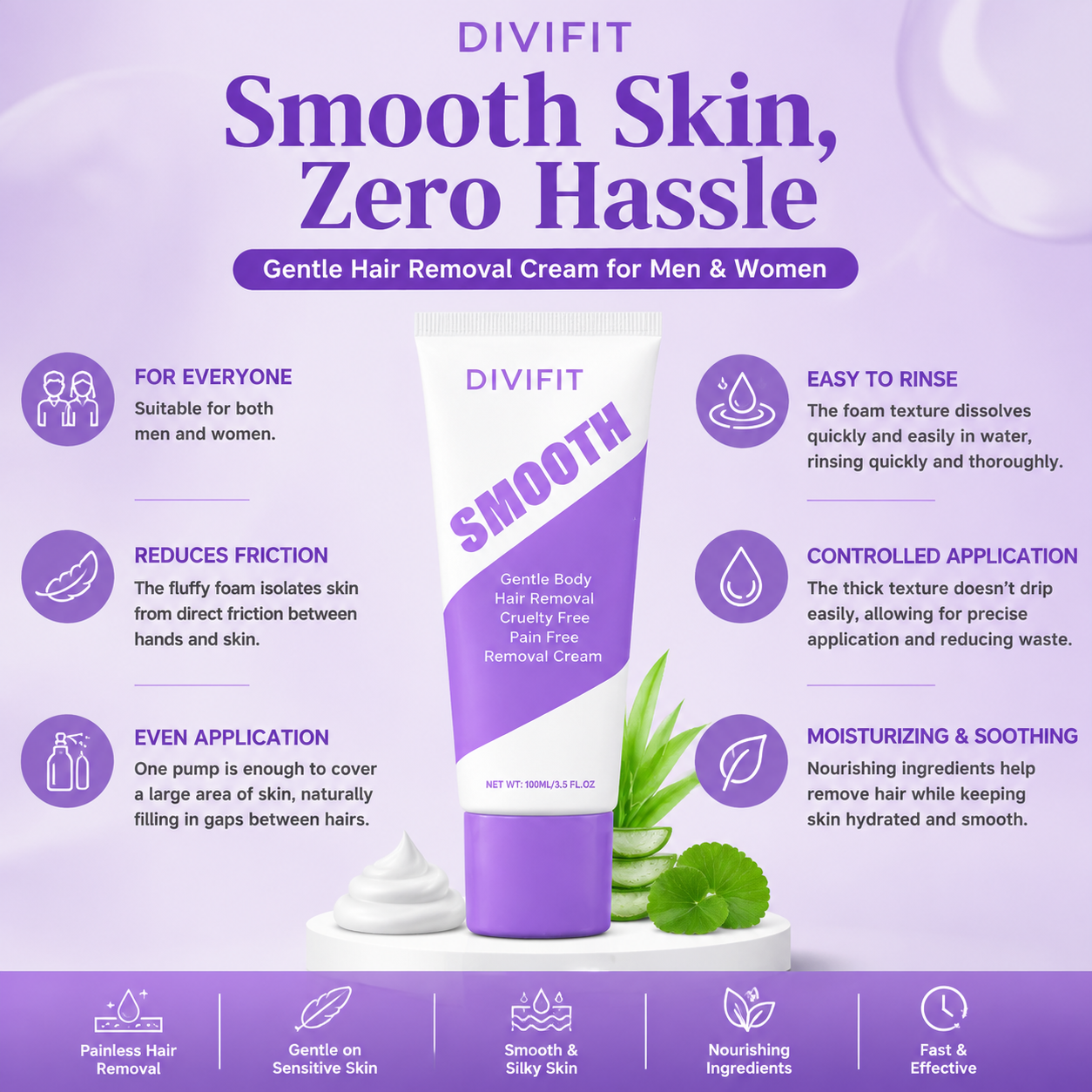 Divifit™ SmoothSkin Hair Removal Kit